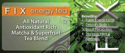 FIX Energy Tea is NOW in Australia